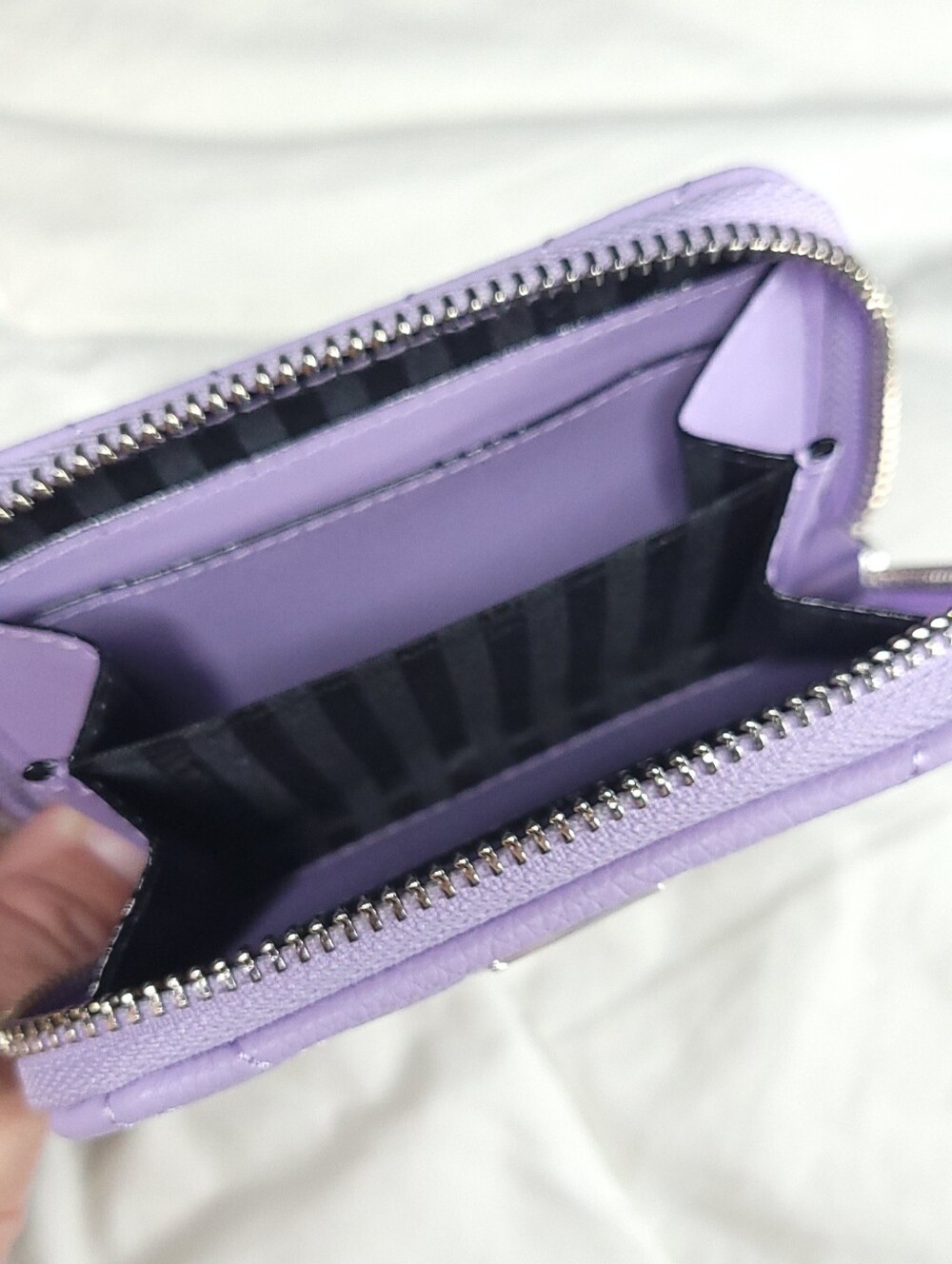 Victoria's Secret Lilac Quilted Mini Backpack with Chain Accent - Picture 10 of 10